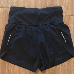 All in Motion Ultra High Waisted Running Shorts with Large Zipper Back Pocket
